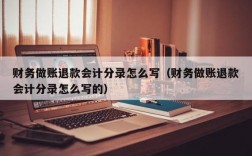 退款收入如何做账（退款收入如何做账分录）