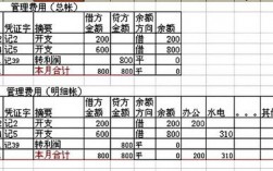 收入总账样本（收入总账和明细账的登记工作）