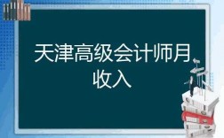 天津会计月收入（天津会计工资多少）