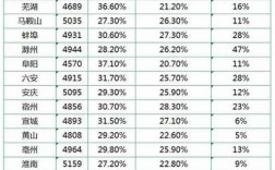 安徽铜陵月收入（安徽铜陵人均收入）