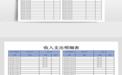 物流收入统计（物流收入支出明细表）