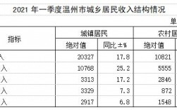 浙江温州平均收入（温州人均收入工资2020）