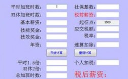 杭州税前月收入（2021杭州税前税后工资计算器）