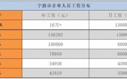 宁波工资收入（宁波工资收入排行榜）