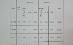 分立补助收入（补贴分配方案）