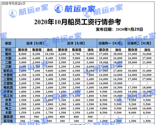 引海员收入（2021海员最新工资标准）-图2