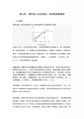 凯恩斯国民收入决定理论（凯恩斯国民收入决定理论认为国民收入均衡水平决定于）-图1