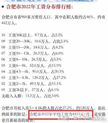 合肥多少收入（合肥的收入水平怎么样）-图1