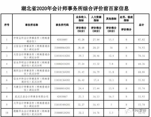 湖北会计事务所年收入（湖北会计事务所全省排名）-图3