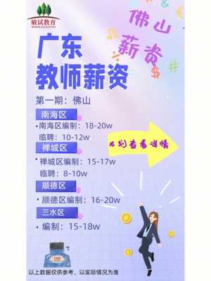 佛山老师年收入（佛山教师工资在当地处于什么水平）-图3