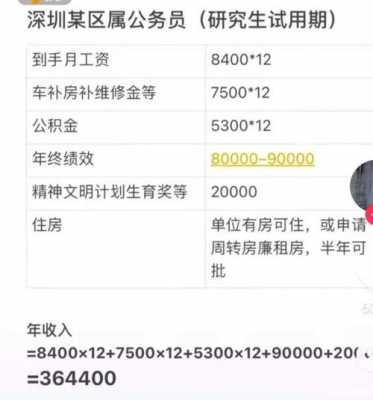 深圳公务员收入多少（深圳公务员挣多少）-图2