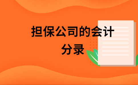 担保公司担保收入（担保公司收入确认的会计分录）-图1