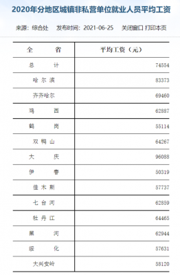 哈市企业平均收入（哈尔滨平均工资增长率）-图2