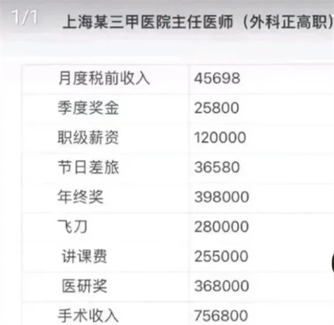 主任医师月收入（主任医师月工资）-图2