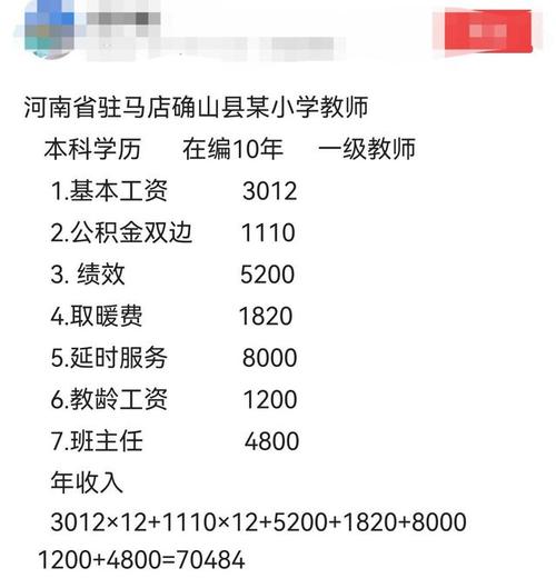 河南小学教师收入（河南小学教师收入怎么样）-图2