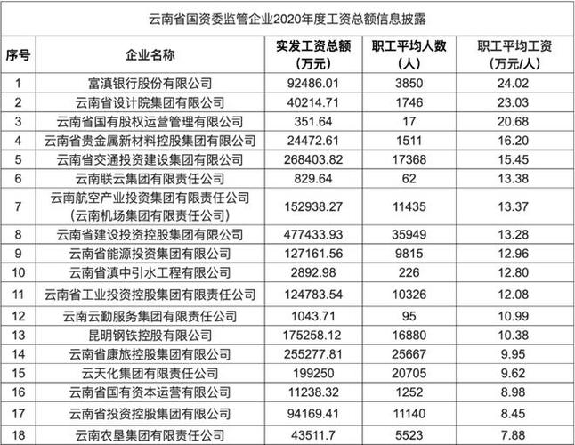 云南职业收入统计（云南省上年度就业人员年平均工资）-图2