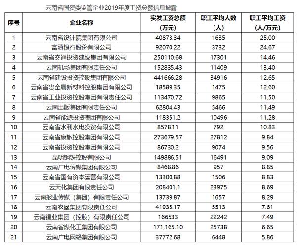 云南职业收入统计（云南省上年度就业人员年平均工资）-图3