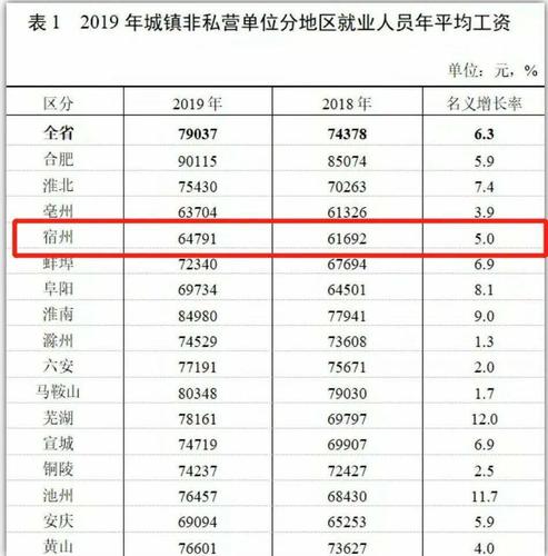 宿州平均收入（宿州平均工资）-图1