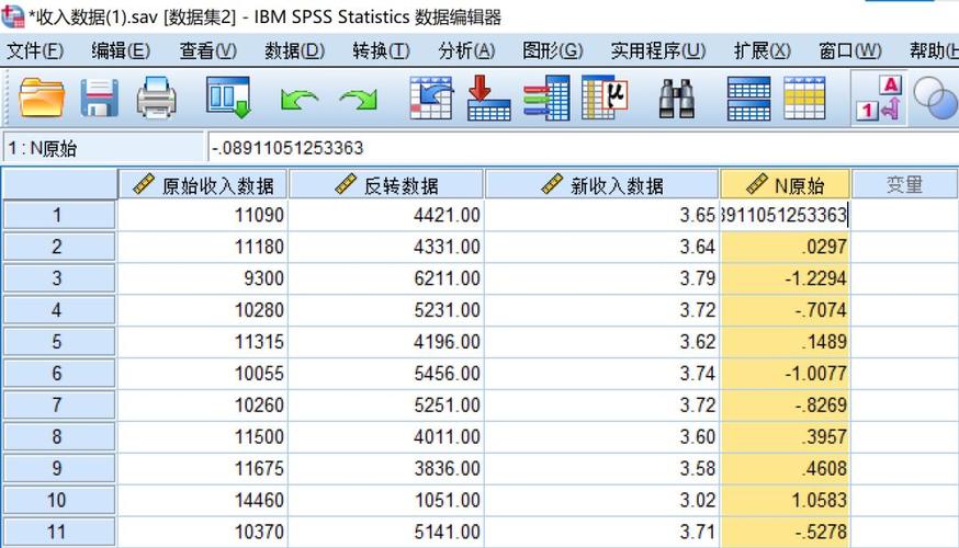 员工收入spss分析（spss收入属于什么变量）-图2