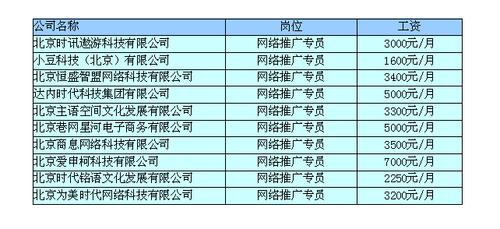 网络推广工资收入（网络推广员工资多少钱）-图1