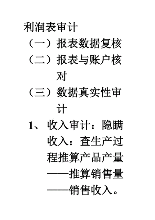 审计的收入（审计的收入利润表）-图3