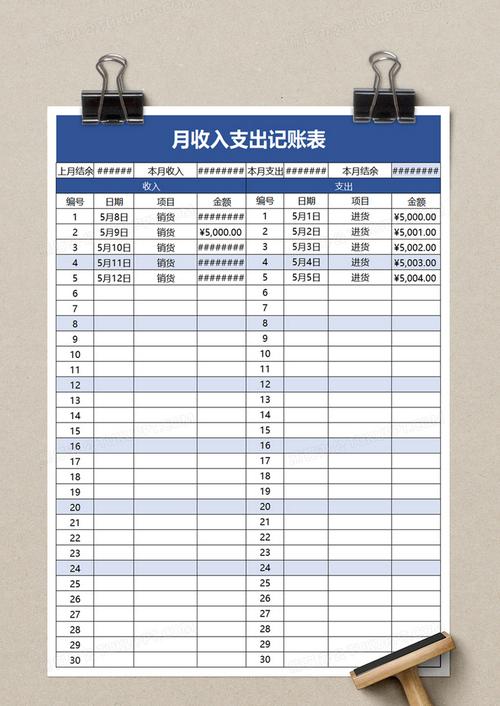 电子收入（电子收入支出账本模板）-图2