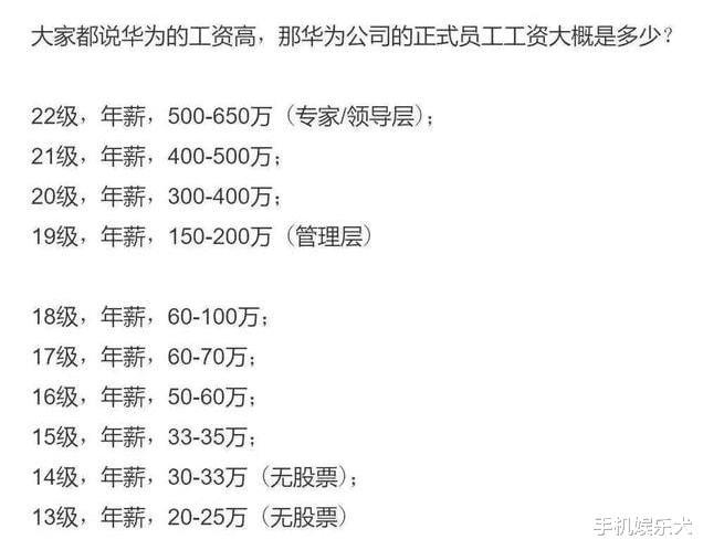 华为经理收入（华为经理年薪多少）-图2