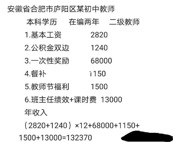 合肥老师收入（合肥老师年薪）-图3