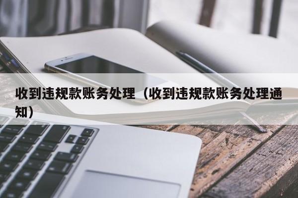 罚款收入入账（罚款收入怎么做账）-图2