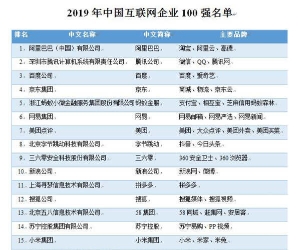 互联网公司收入排名（互联网公司前20）-图2