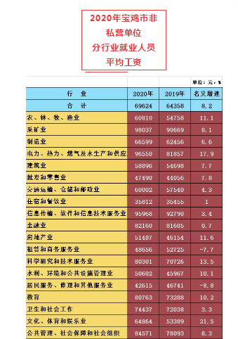 宝鸡地区月收入平均（宝鸡人均收入工资2021）-图3