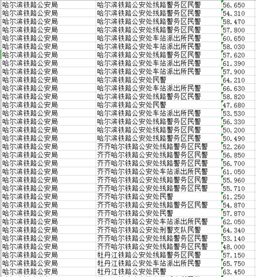 哈尔滨铁路公安收入（哈尔滨铁路公安工资）-图2