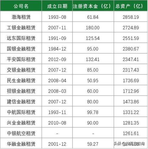 融资租赁收入排名榜（融资租赁公司收入排名）-图3