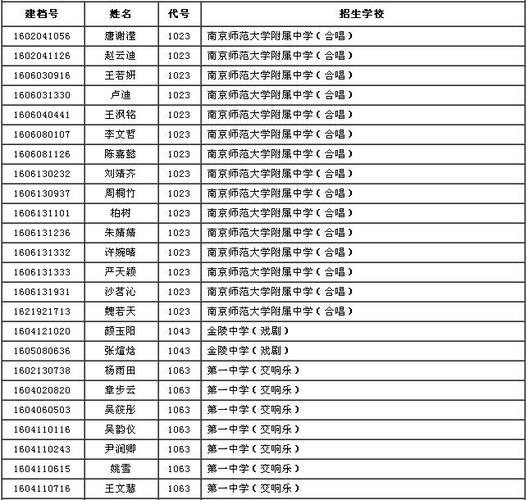 南京中学音乐收入（南京中考音乐特长生有哪些学校）-图2