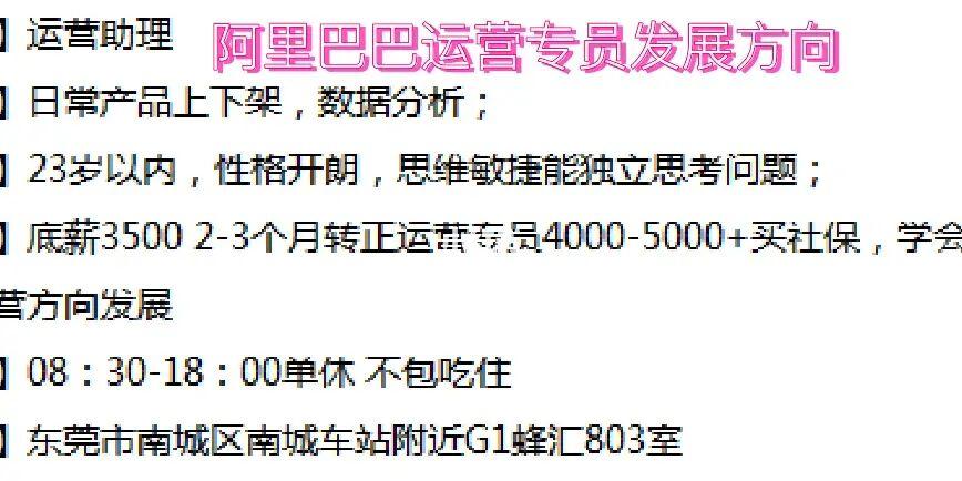 阿里运营助理收入（阿里运营助理收入多少）-图1