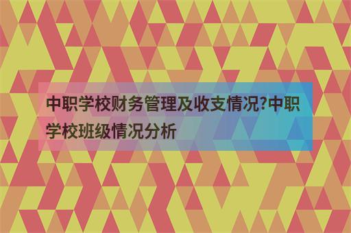 中职学校收入（中职学校收入高吗）-图2