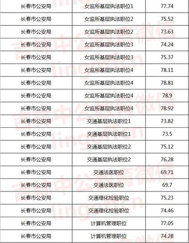 长春公安收入（长春公安公务员工资）-图1