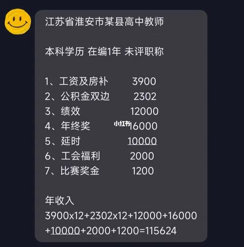 江苏淮安教师收入（江苏淮安教师工资收入水平）-图3