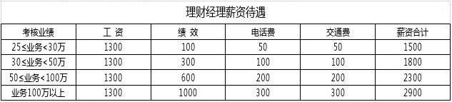 理财公司经理收入（理财公司经理收入怎么样）-图1