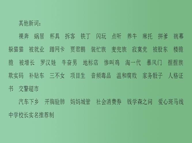 网络词汇收入词典言语（网络新词收入词典）-图3