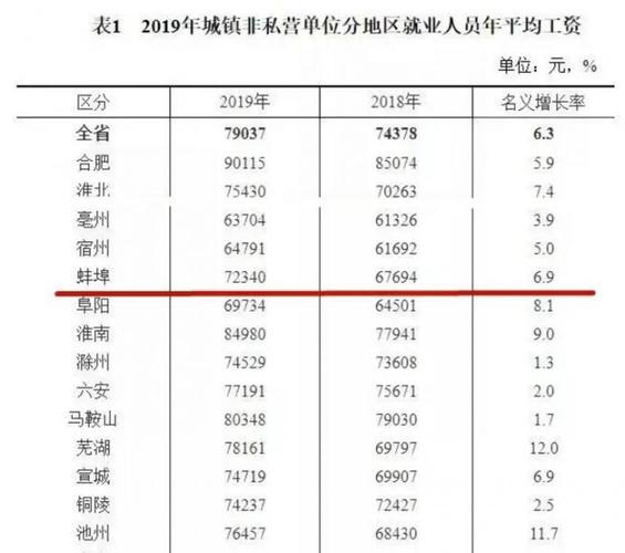 蚌埠人均年收入（蚌埠人均收入工资2023）-图3