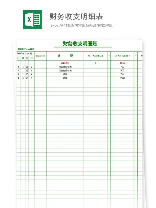 内帐收入（内帐收入支出表模版）-图1