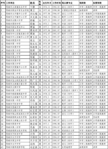 邹城教师收入（邹城市小学教师工资）-图1