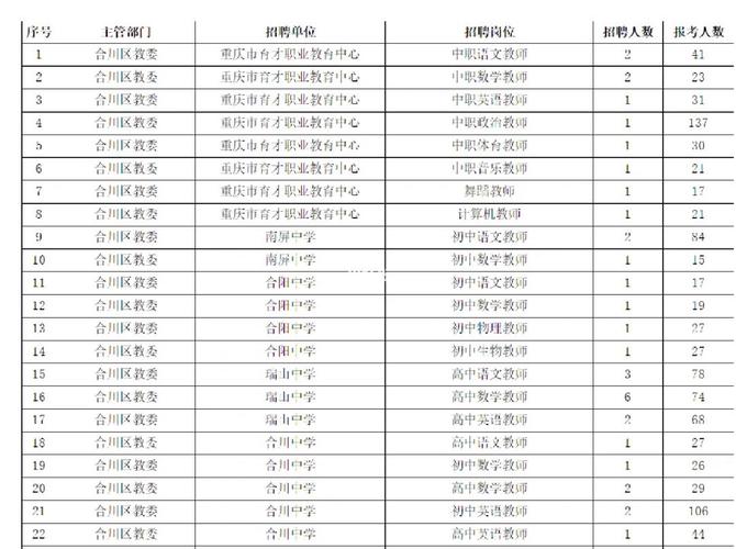 合川小学老师收入（重庆小学老师一年收入）-图3