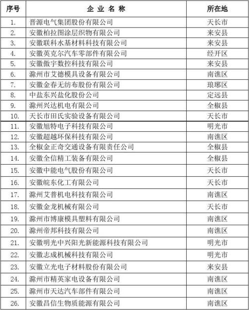 滁州企业收入排名（滁州市十强企业）-图1