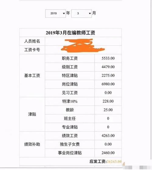 初中教师月收入（初中教师一个月到手工资）-图3