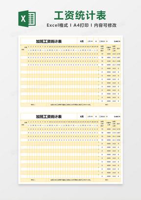 加班统计收入（加班工资统计表怎么做）-图3