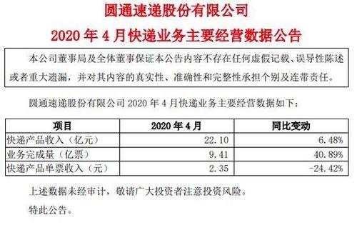 圆通收入（圆通快递业绩怎么样）-图2