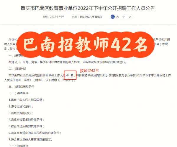 巴南区教师收入（2020年巴南区招聘教师）-图1